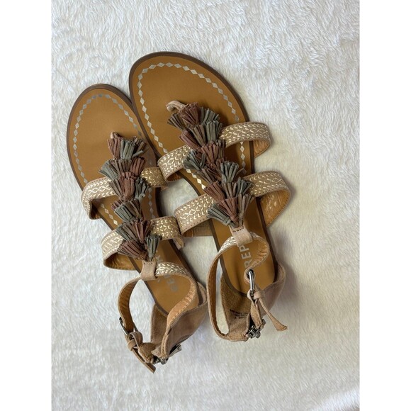 Report Women’s Lanston Gladiator Boho Zip Back Strappy Sandals size 7 - Picture 2 of 6